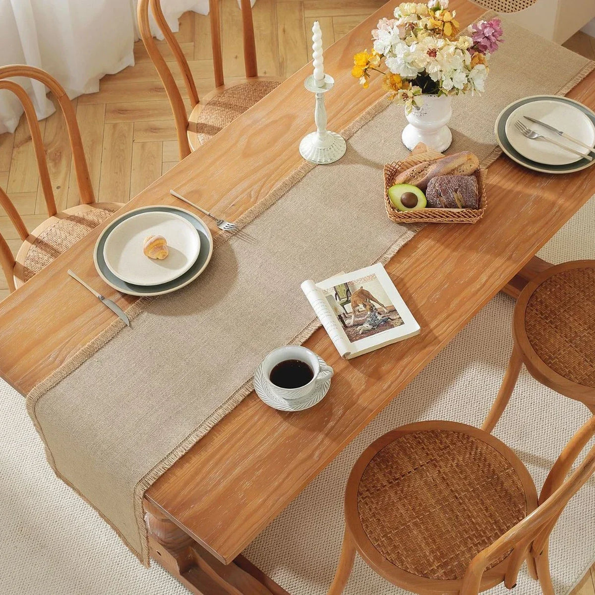Chemin de table en lin, plusieurs longueurs - Univers De La Table