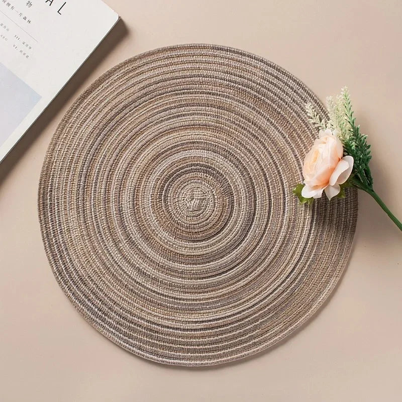 Set de table rond en bambou - 11 à 38 cm - Univers De La Table