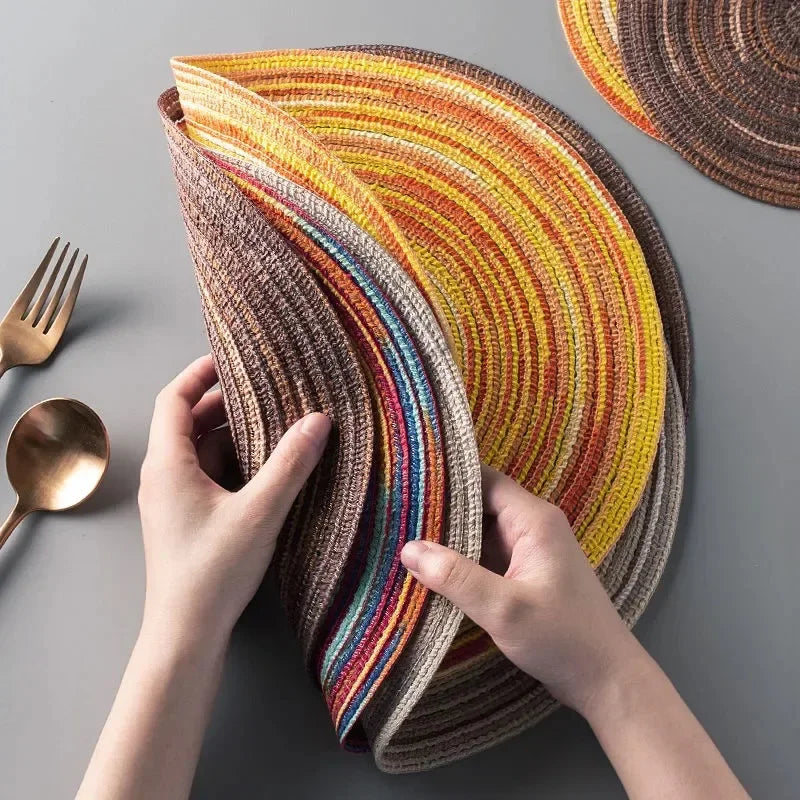 Set de table rond en bambou - 11 à 38 cm - Univers De La Table