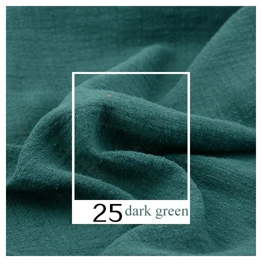 Chemin de table vert sauge en gaze de coton - Univers De La Table