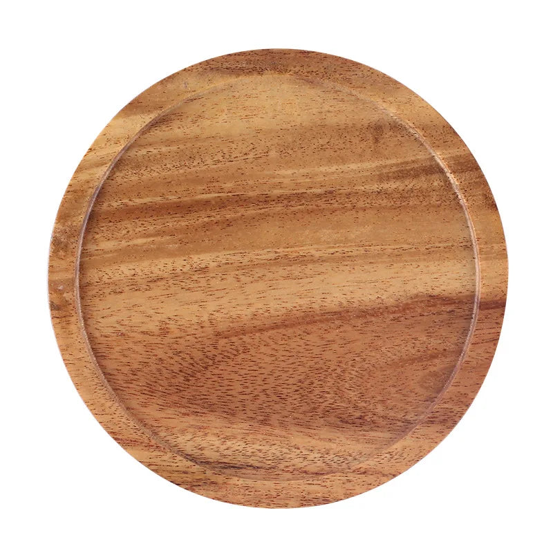 Dessous de verre ronds en bois d'acacia - lot de 6 - Univers De La Table