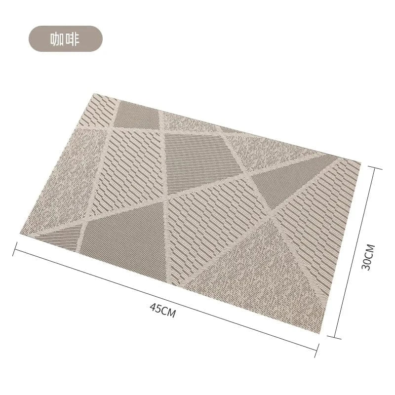 Grand set de table rectangulaire en PVC, 30 x 45 cm - Univers De La Table