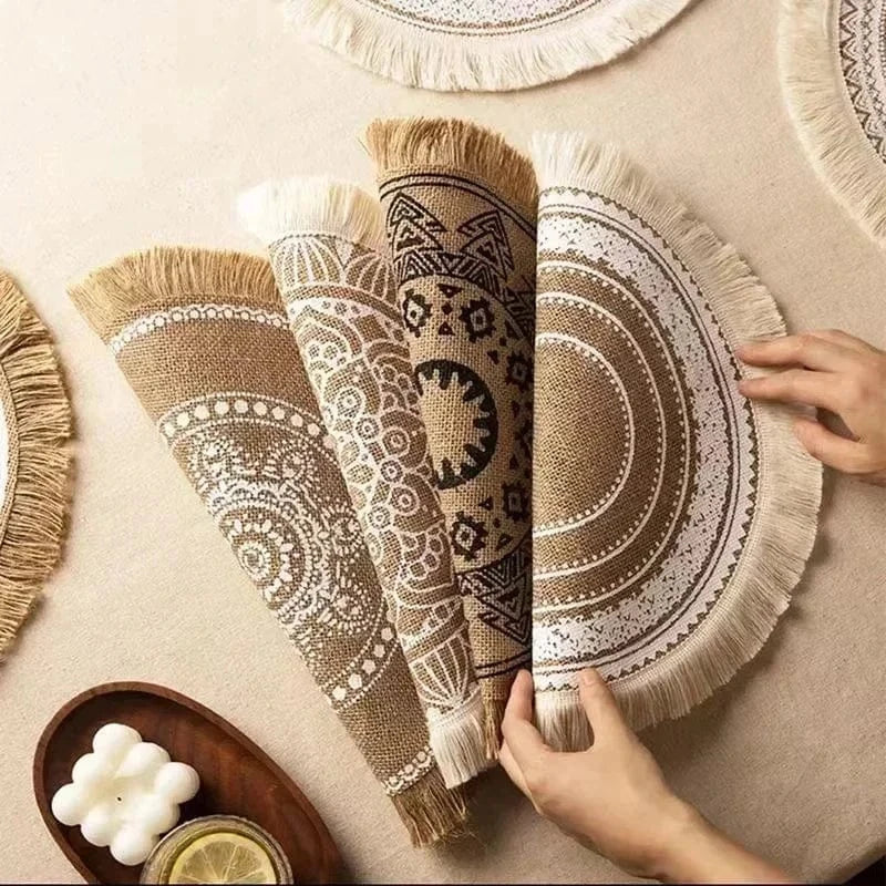 Grand set de table rond 33 à 40 cm - Univers De La Table