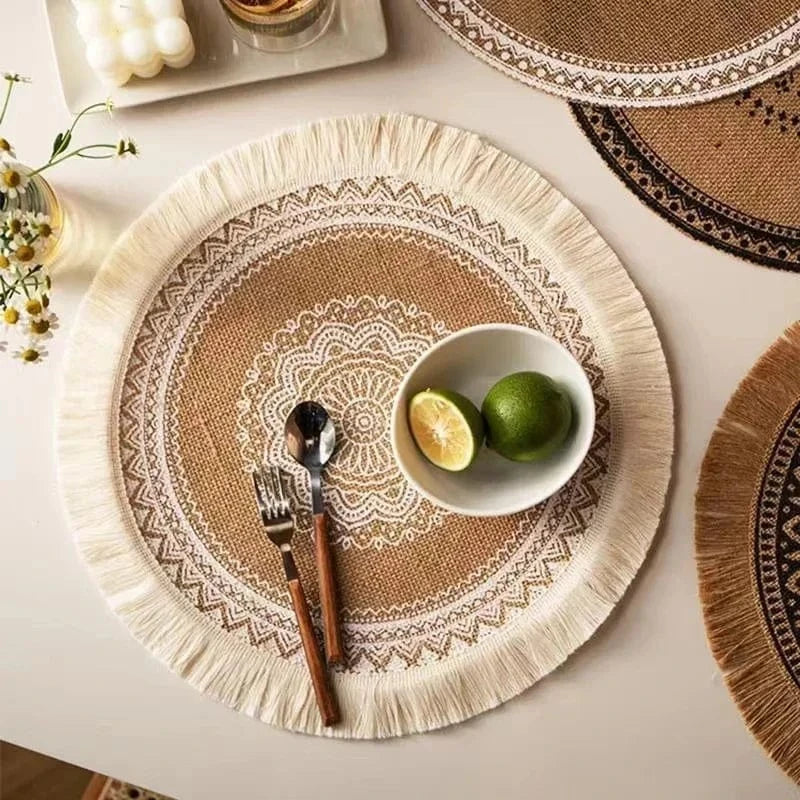 Grand set de table rond 33 à 40 cm - Univers De La Table