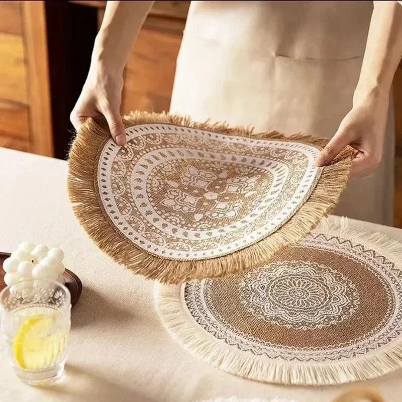 Grand set de table rond 33 à 40 cm - Univers De La Table