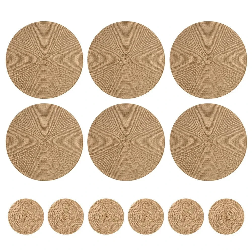 Set de table rond 34 cm - lot de 6 - Univers De La Table