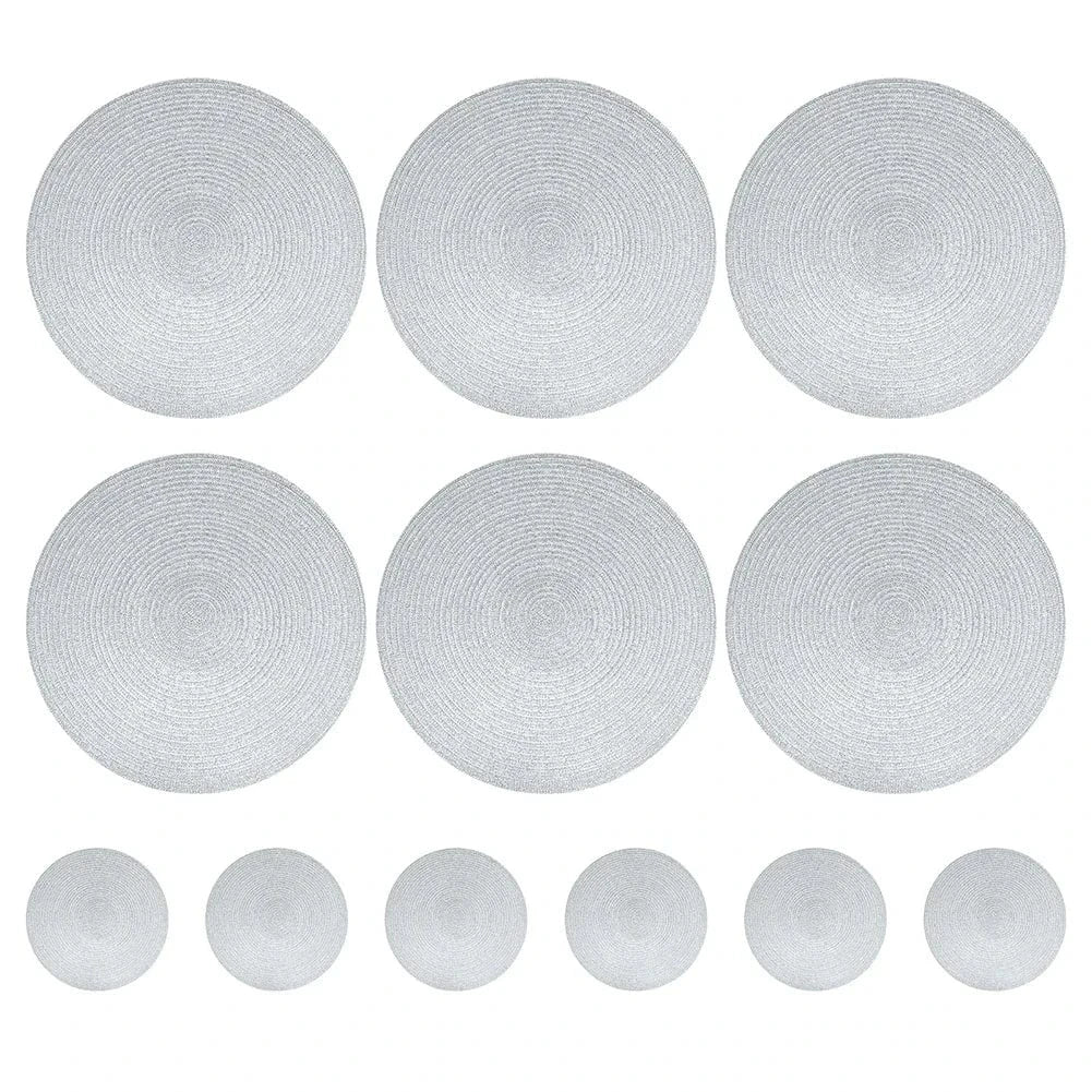 Set de table rond 34 cm - lot de 6 - Univers De La Table