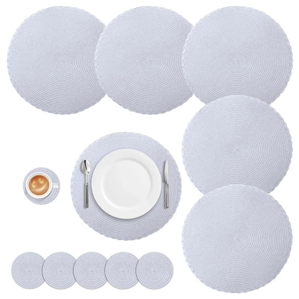 Set de table rond 34 cm - lot de 6 - Univers De La Table
