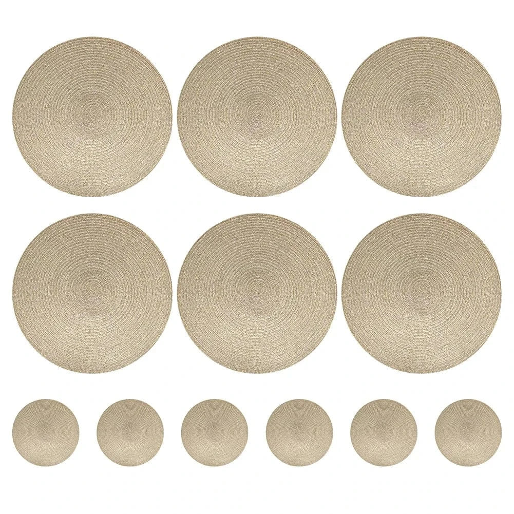 Set de table rond 34 cm - lot de 6 - Univers De La Table