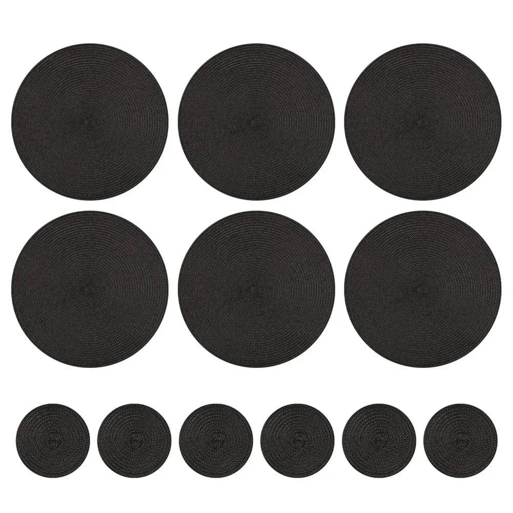 Set de table rond 34 cm - lot de 6 - Univers De La Table