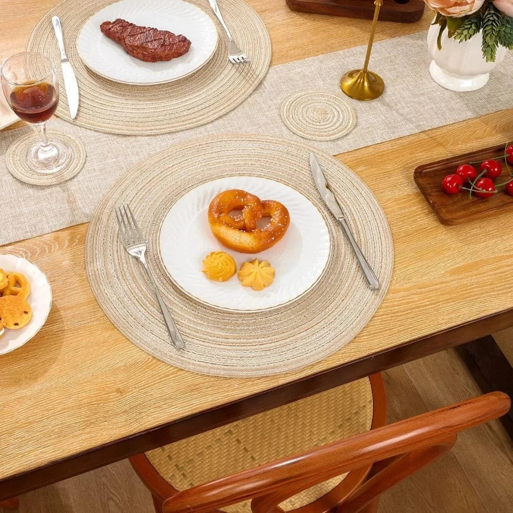 Set de table rond 34 cm - lot de 6 - Univers De La Table