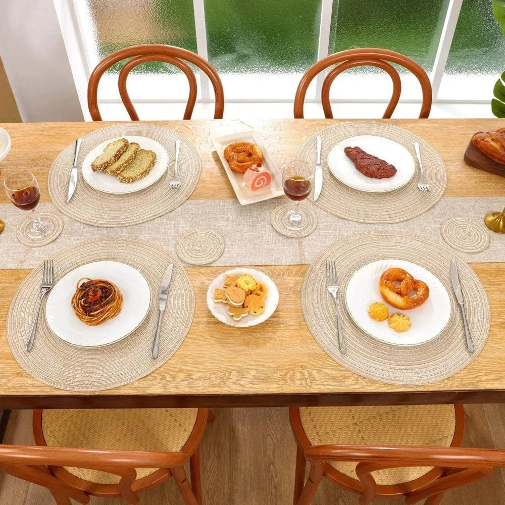 Set de table rond 34 cm - lot de 6 - Univers De La Table