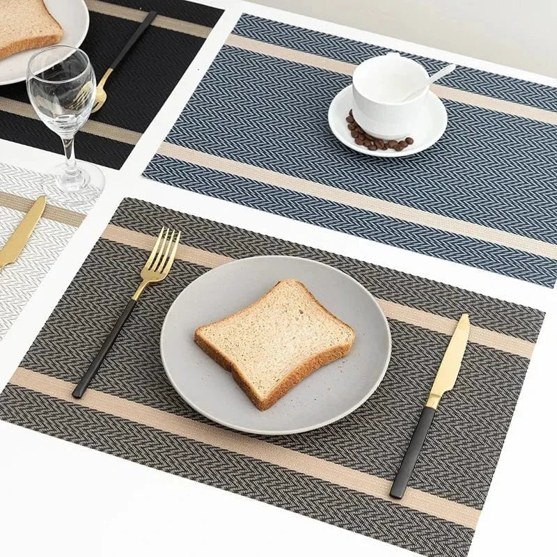 Set de table rectangulaire design lavable 30 x 45 cm - Univers De La Table