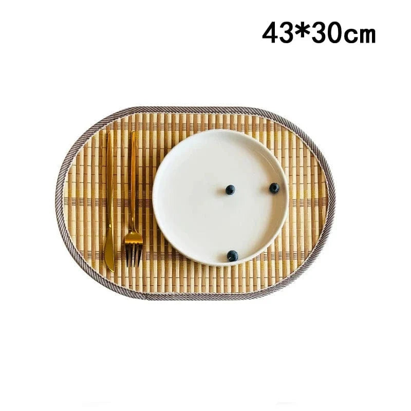 Set de table en bambou, rectangle ou ellipse - Univers De La Table