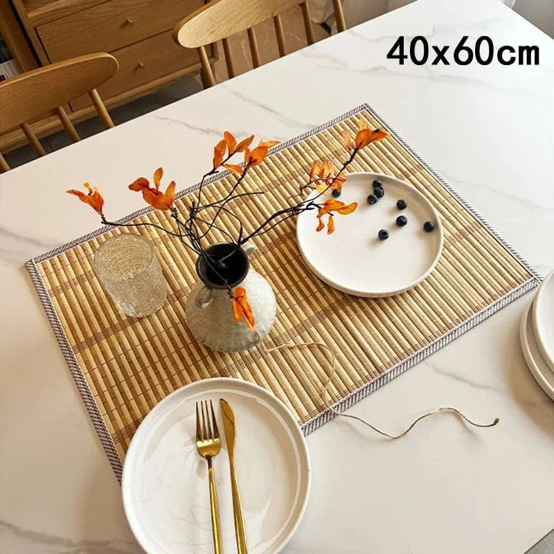 Set de table en bambou, rectangle ou ellipse - Univers De La Table