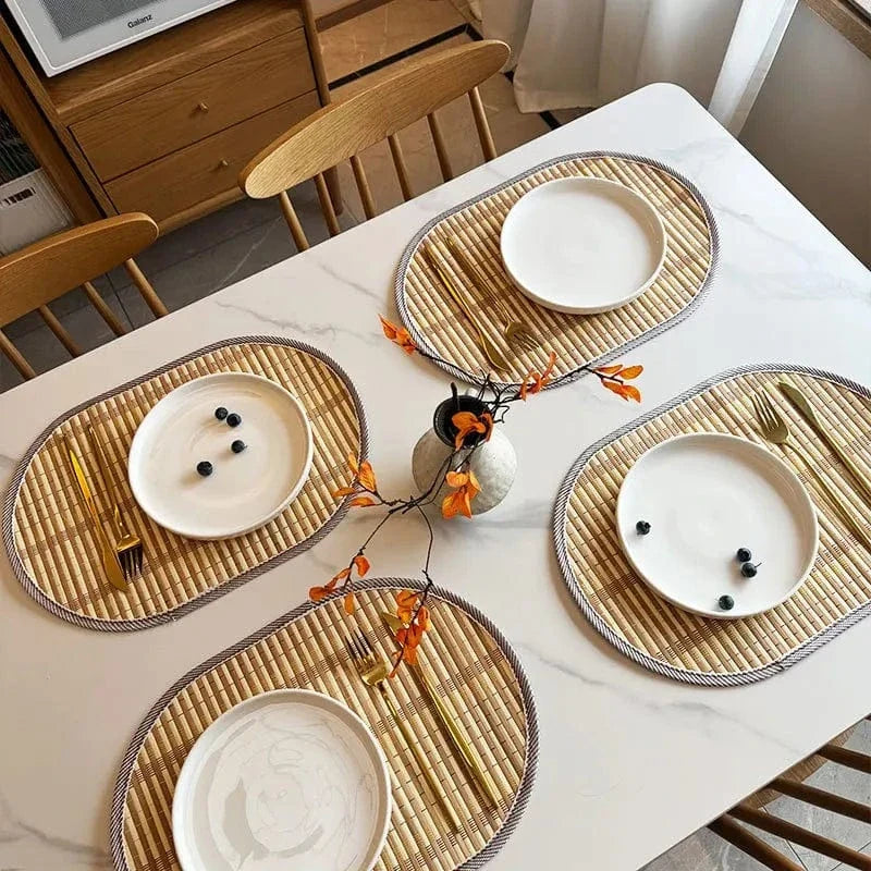 Set de table en bambou, rectangle ou ellipse - Univers De La Table