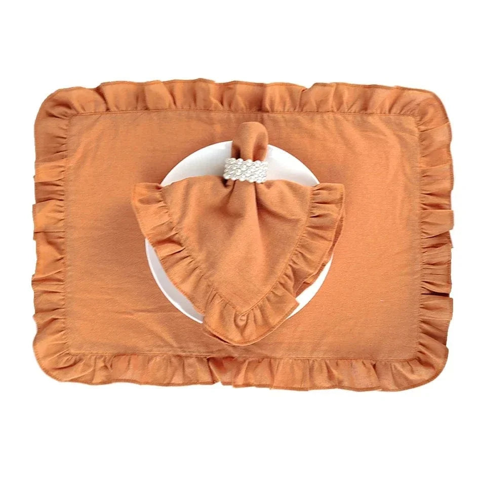 Set de table rectangulaire en tissu lavable - Univers De La Table