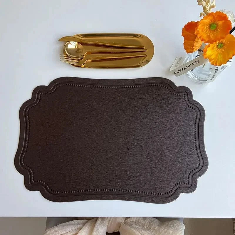 Set de table design en PVC, forme irrégulière - Univers De La Table