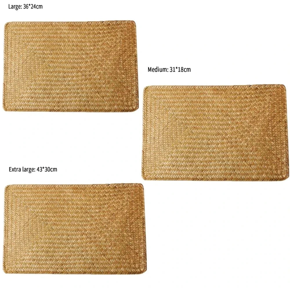 Set de table rectangulaire en rotin naturel tressé - Univers De La Table