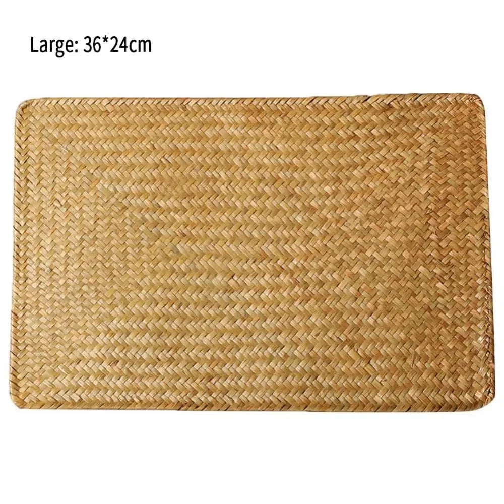 Set de table rectangulaire en rotin naturel tressé - Univers De La Table