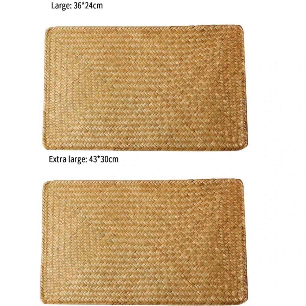 Set de table rectangulaire en rotin naturel tressé - Univers De La Table