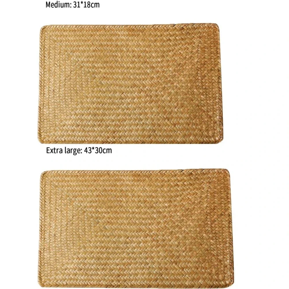 Set de table rectangulaire en rotin naturel tressé - Univers De La Table