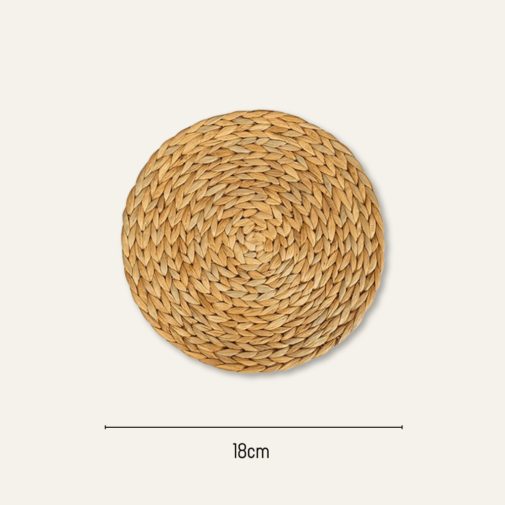 Set de table rond en rotin naturel, plusieurs tailles - Univers De La Table
