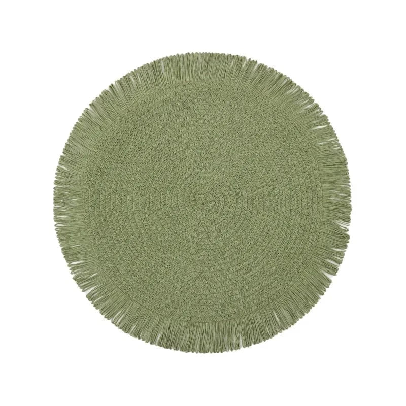 Set de table rond tressé 38 cm, plusieurs coloris - Univers De La Table