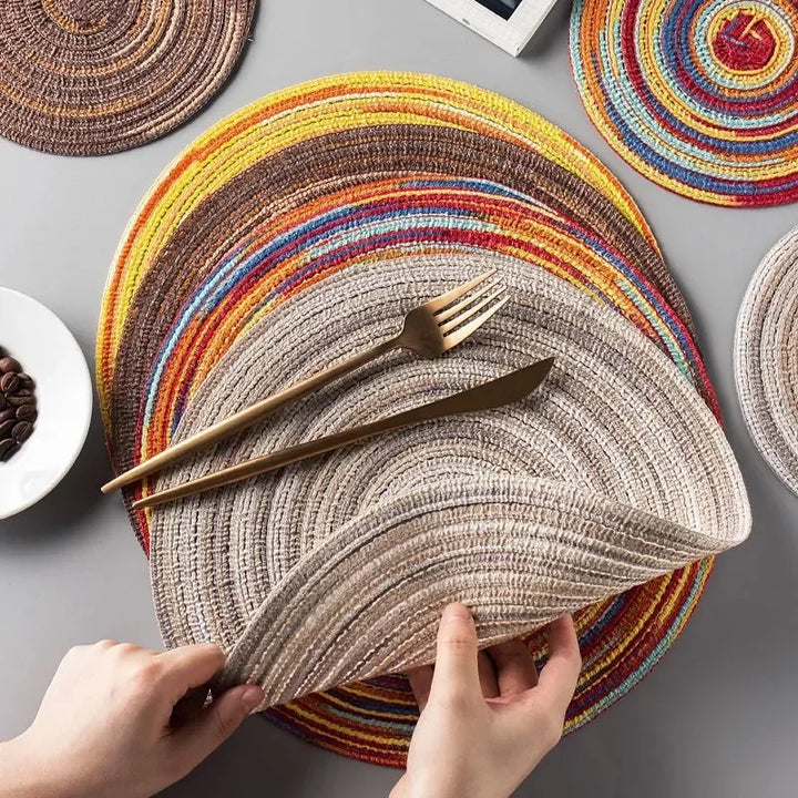 Set de table rond en bambou - 11 à 38 cm - Univers De La Table