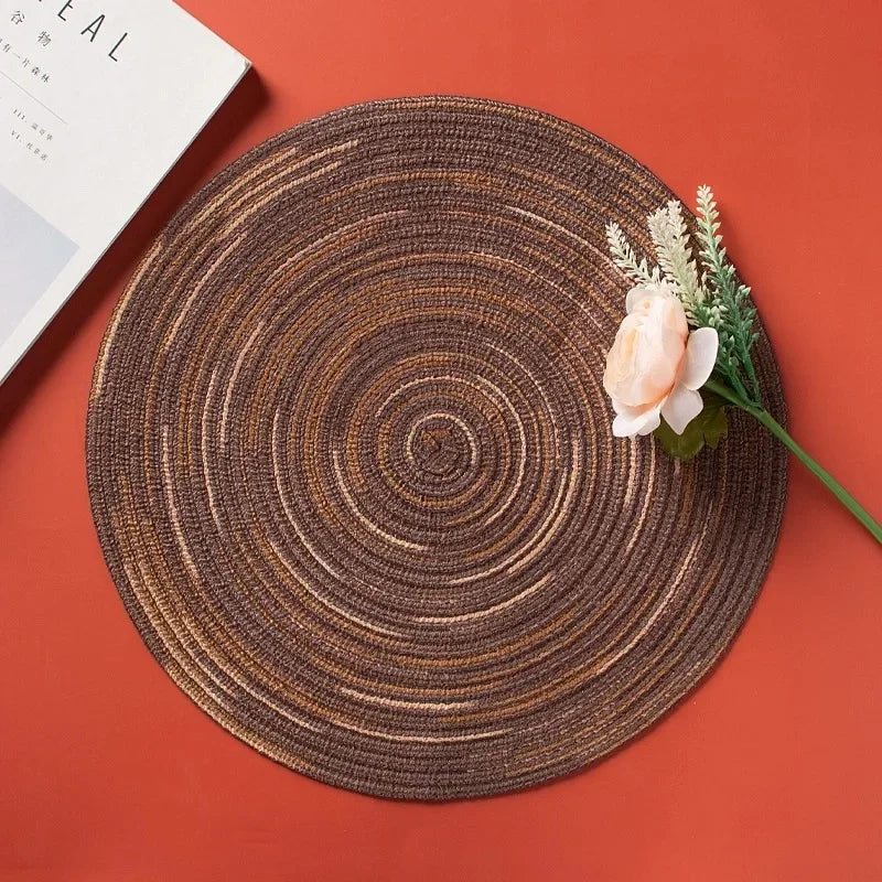 Set de table rond en bambou - 11 à 38 cm - Univers De La Table