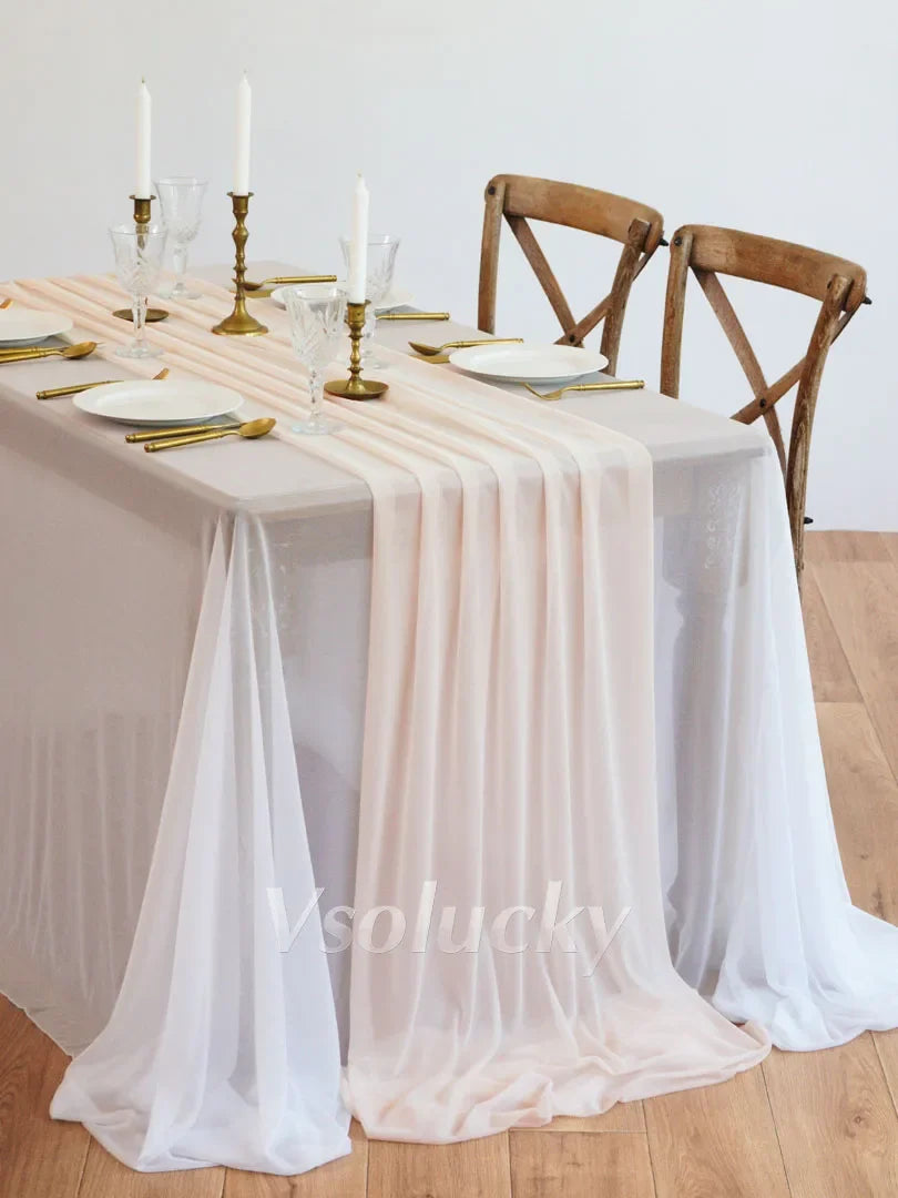 Chemin de table doré, rose ou mauve en polyester - Univers De La Table