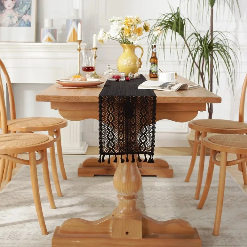 Chemin de table au crochet en coton - Univers De La Table