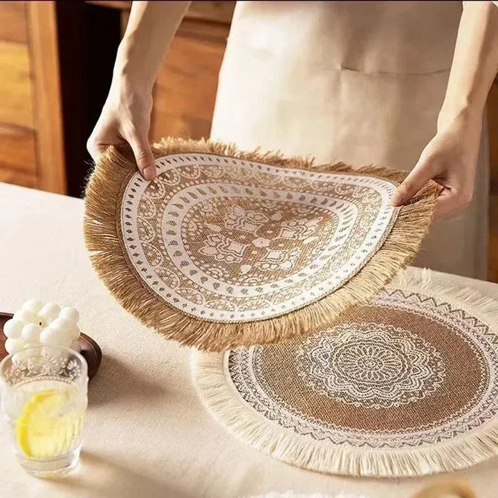 Grand set de table rond 33 à 40 cm - Univers De La Table