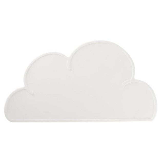 Set de table nuage blanc en silicone 48 x 27 cm - Univers De La Table
