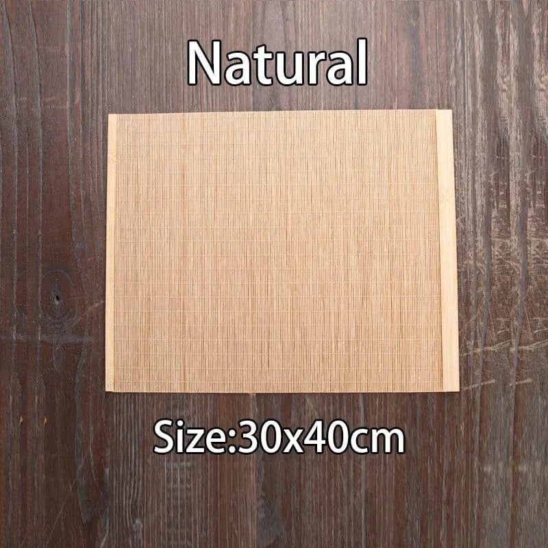 Set de table rectangulaire en bambou bois naturel - Univers De La Table