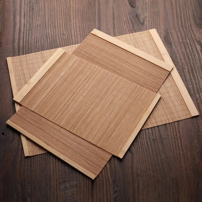 Set de table rectangulaire en bambou bois naturel - Univers De La Table