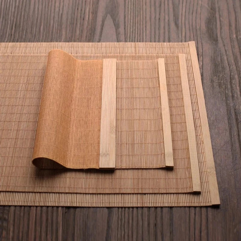 Set de table rectangulaire en bambou bois naturel - Univers De La Table