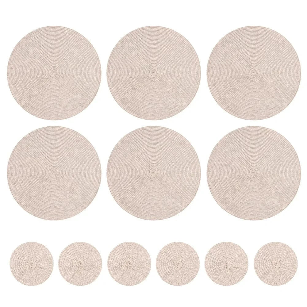 Set de table rond 34 cm - lot de 6 - Univers De La Table