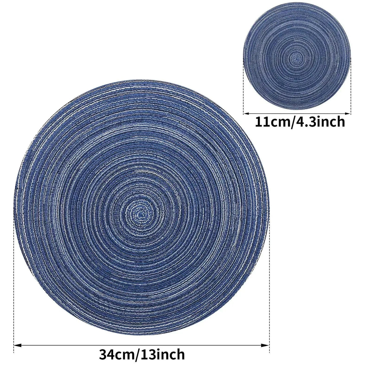 Set de table rond 34 cm - lot de 6 - Univers De La Table