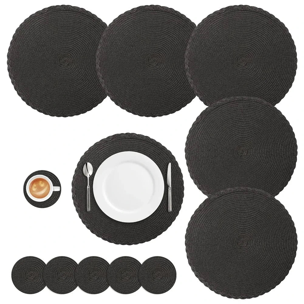 Set de table rond 34 cm - lot de 6 - Univers De La Table