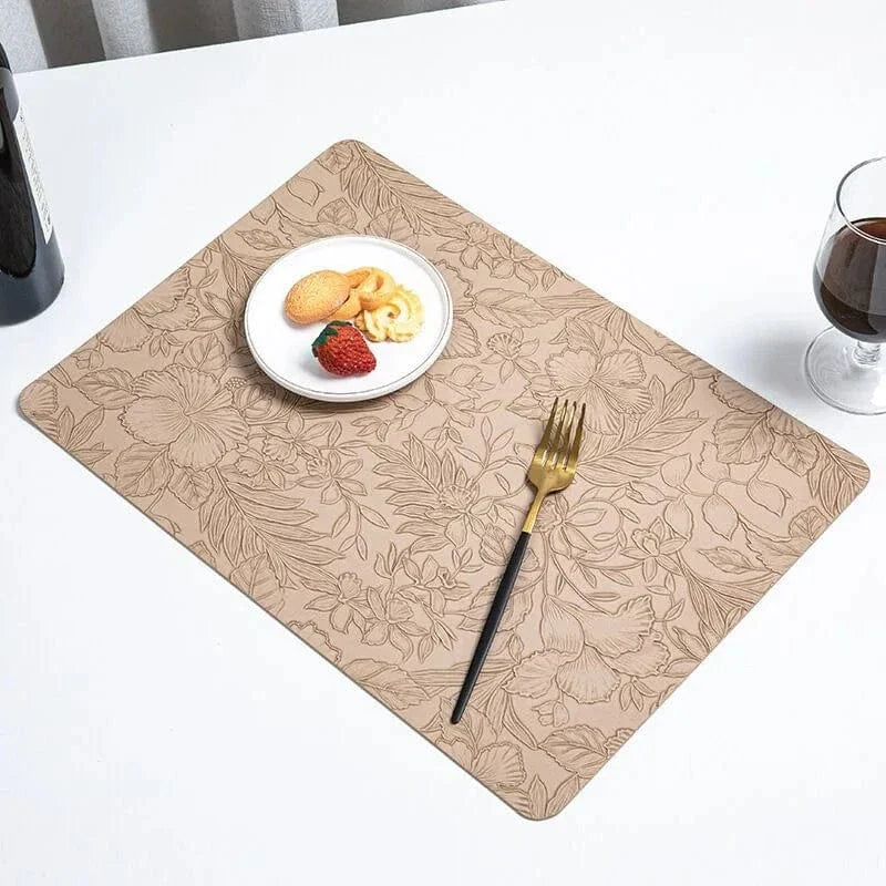 Set de table design en cuir 43 x 30 cm - 6 couleurs - Univers De La Table