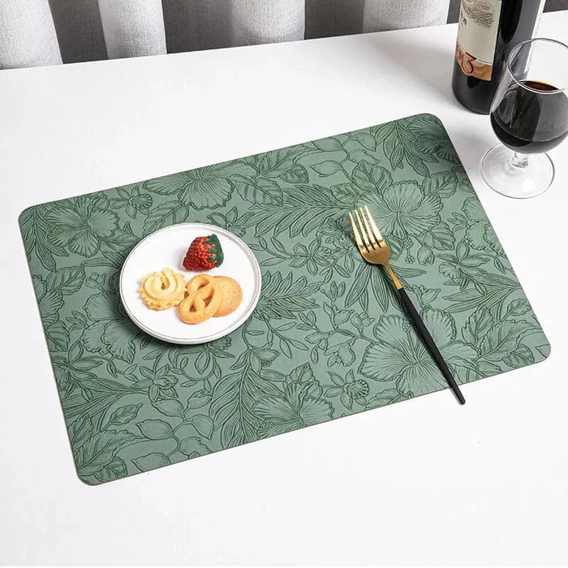 Set de table design en cuir 43 x 30 cm - 6 couleurs - Univers De La Table