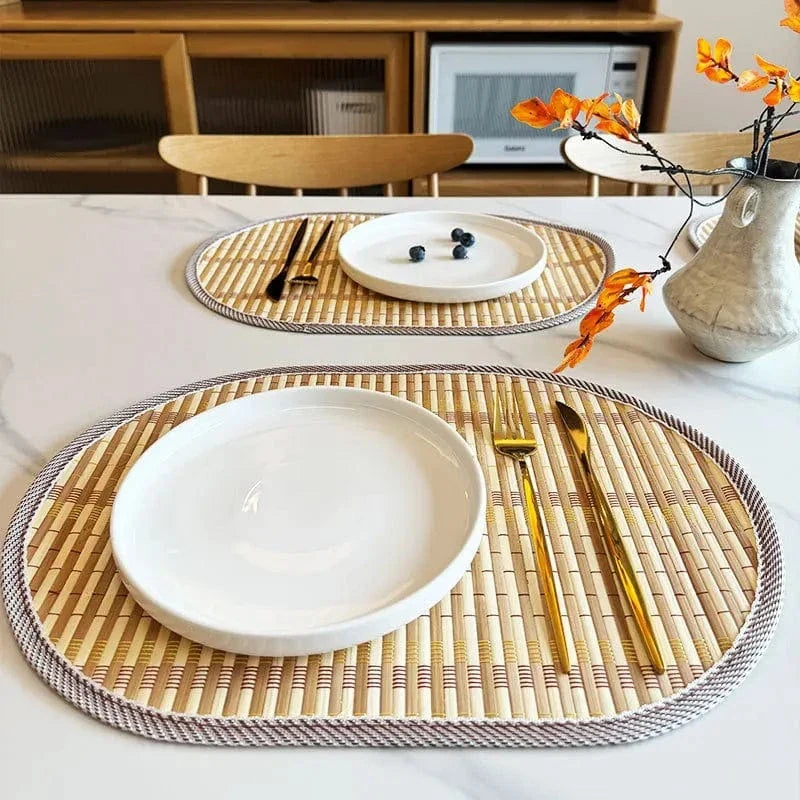 Set de table en bambou, rectangle ou ellipse - Univers De La Table