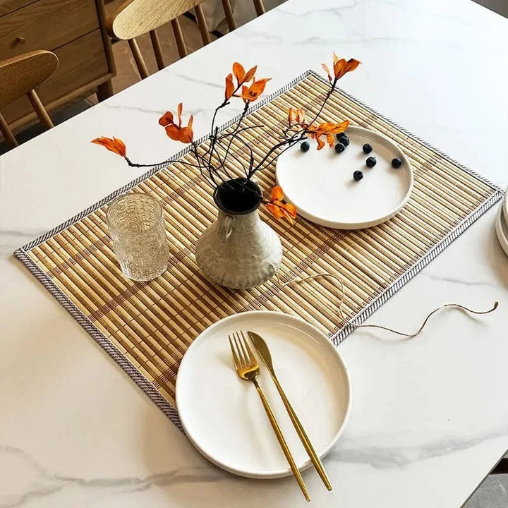 Set de table en bambou, rectangle ou ellipse - Univers De La Table