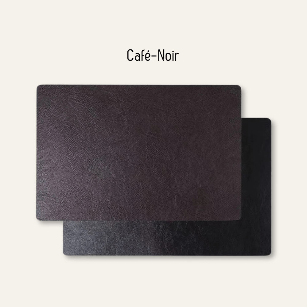 Set de table en cuir rectangulaire - lot de 4 - Univers De La Table