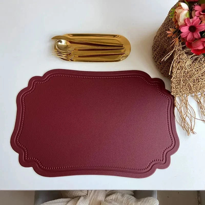 Set de table design en PVC, forme irrégulière - Univers De La Table