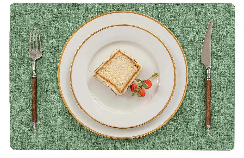 Set de table rectangulaire en similicuir, 43 x 30 cm - Univers De La Table