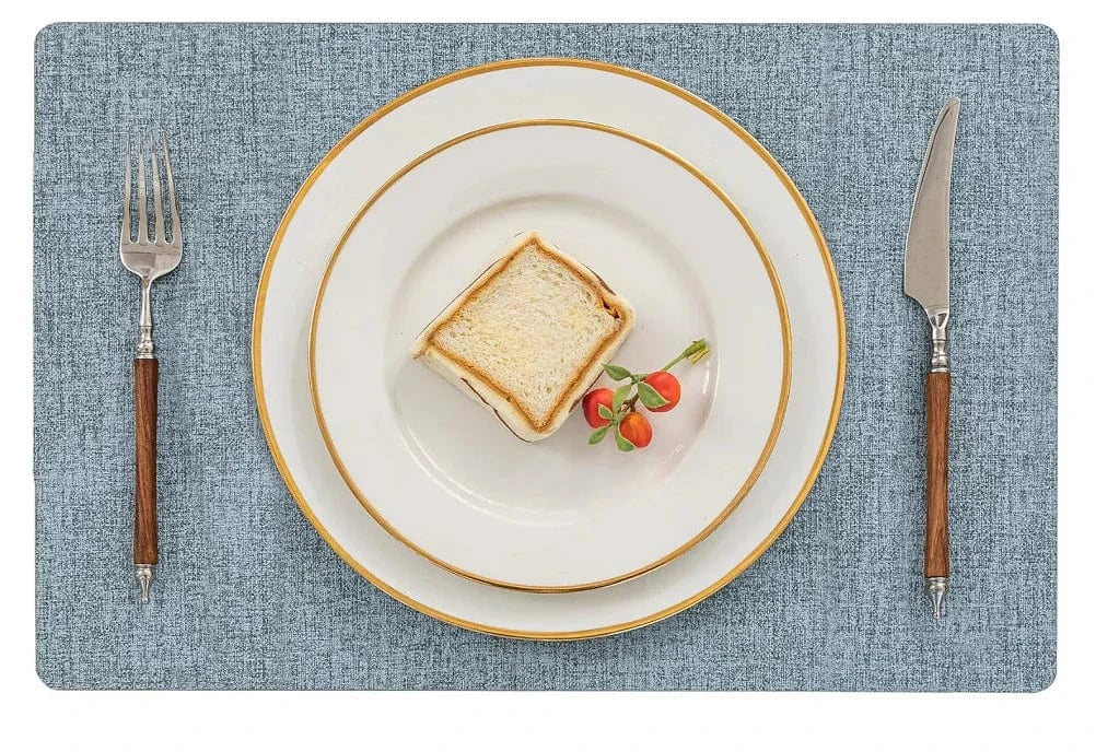 Set de table rectangulaire en similicuir, 43 x 30 cm - Univers De La Table