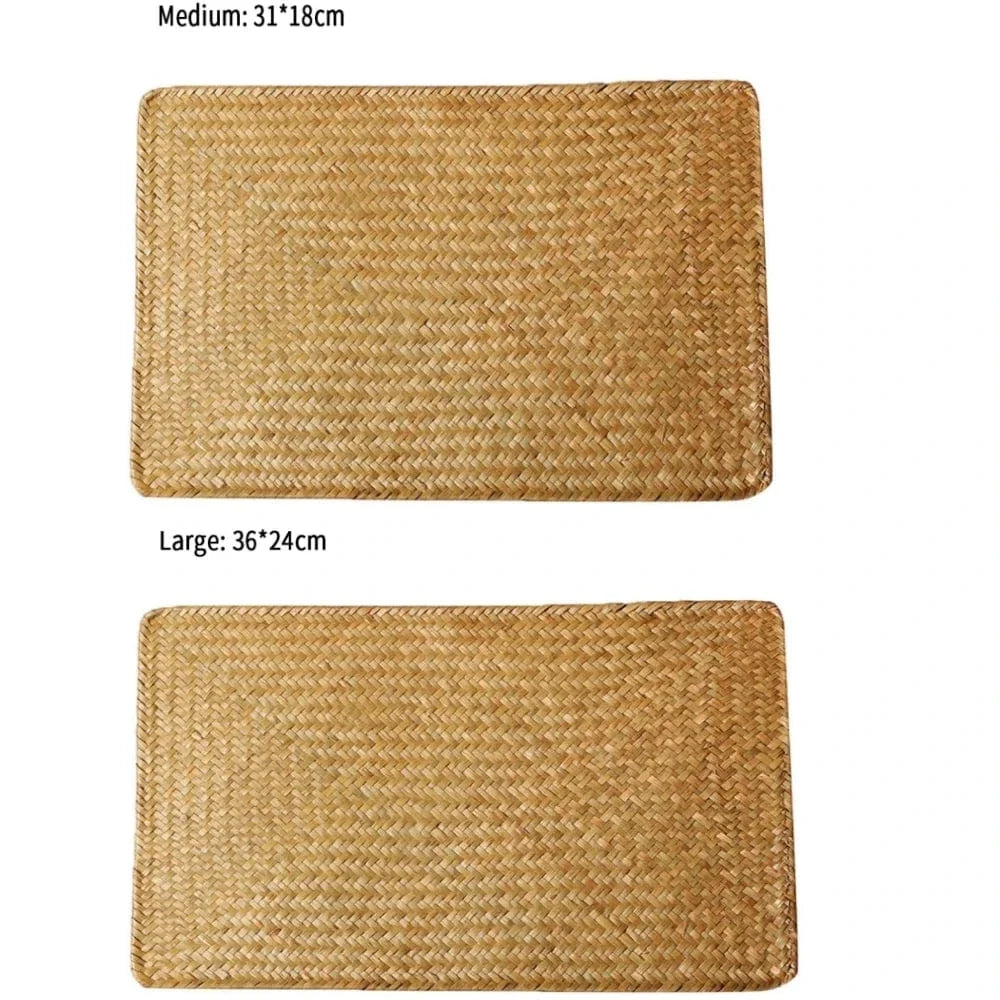 Set de table rectangulaire en rotin naturel tressé - Univers De La Table