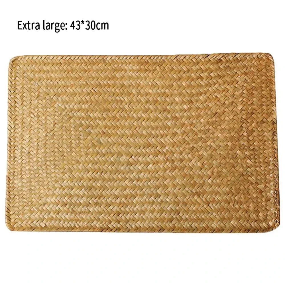 Set de table rectangulaire en rotin naturel tressé - Univers De La Table